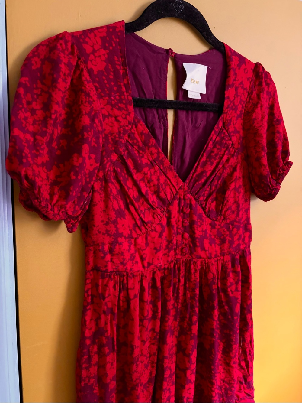 Maeve Red Jumpsuit